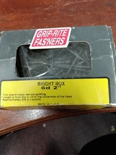 Grip-Rite 6D 2"  Box of 100 Sinker Vinyl Steel Nail Round FNOB