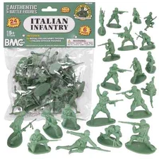BMC CTS WW2 Italian Plastic Army Men Classic Toy Soldier Italy 1:32 54mm Figures