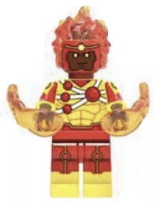 FIRESTORM DC COMICS MINIFIGURE FIGURE LEGO MOC