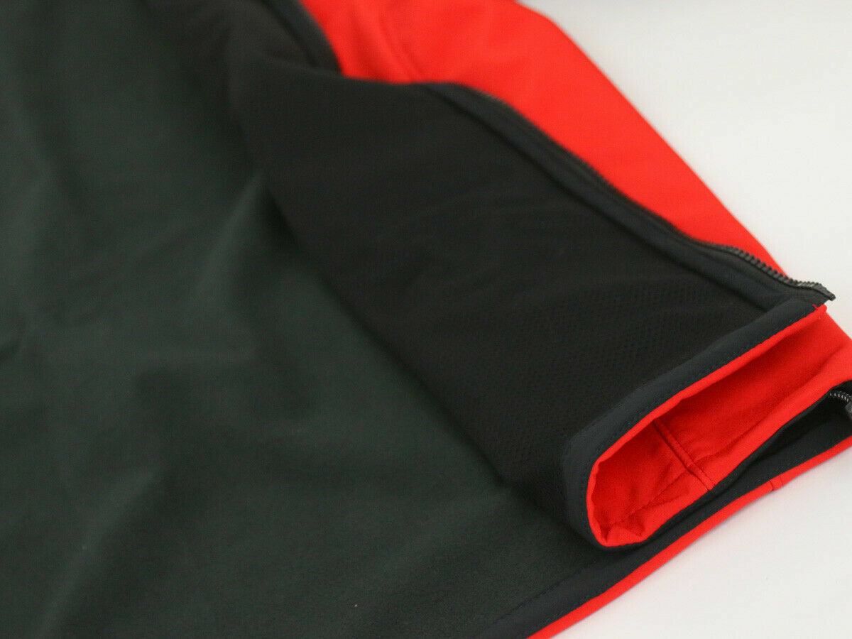 Polo Ralph Lauren Poliestere Grande Pony Shell Giacca Cappotto Rosso Nero Small