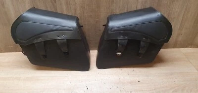 Harley Davidson FXSB 13-17 / FXSBSE 16-17 abnehmbare Leder Satteltaschen - Bild 1 von 4