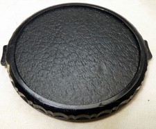 55mm Lens Front Cap Black Plastic Black made in Japan
