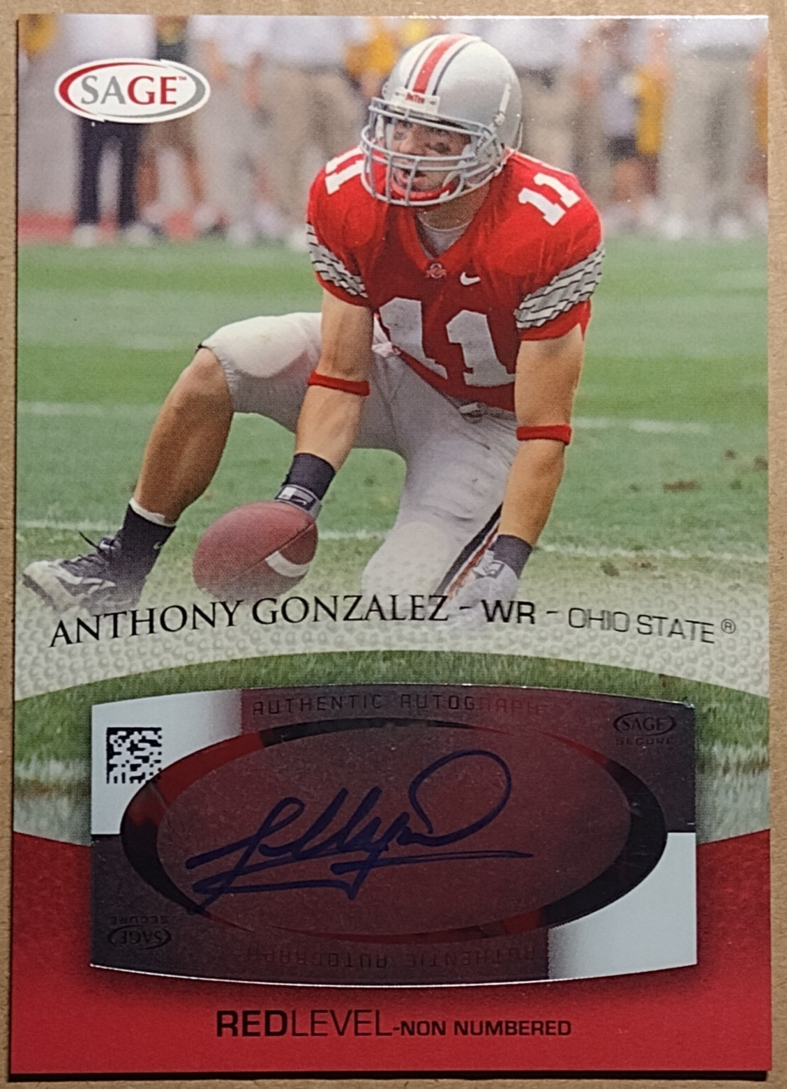 Anthony Gonzalez SA-GE Autographs #A20 Red