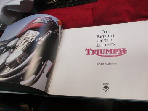 The Return of the Legend Triumph Book by David Minton 100623JS - Picture 5 of 10