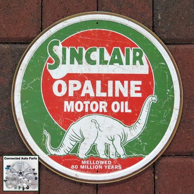SINCLAIR OPALINE MOTOR OIL Tin Sign Gas Station Garage Man Cave 11.75/" S-2169