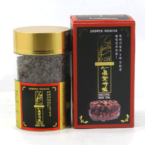 Dea-Il bamboo purple salt 100% granule 250g mineral salt Less packaging Dividing - Picture 2 of 4