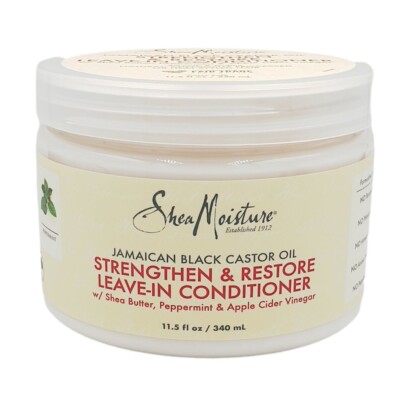 Shea Moisture Jamaican Black Castor Strengthen Restore Leave in Conditioner 340m