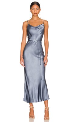 shona joy la lune bias cowl midi dress La Lune Bias Cowl Shona Joy Rose Shona Joy La Lune Bias Cowl Midi Dress Desert