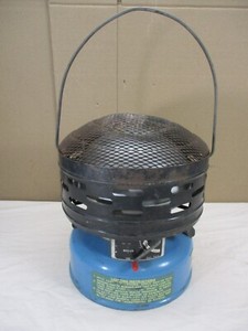 Vintage 1969 Sears COLEMAN Tent Gasoline Heater Catalytic Outdoor 3000-5000 BTU