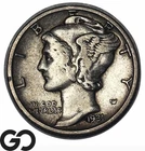 1931-S Mercury Dime