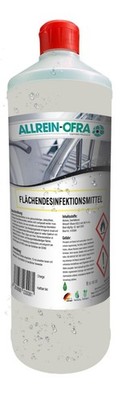 Flächendesinfektion   1 L für Gewerbe & Haushalt Allrein-Ofra