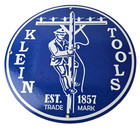 Vintage Klein Tools Porcelain Sign - Auto Mechanic Gas Service Shop Garage Sign
