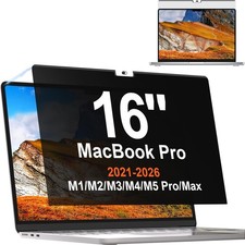 Magnetic Privacy Screen MacBook Pro 16 Inch 2021-2026, Removable Anti Blue Light