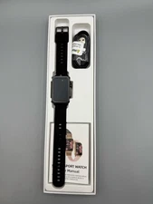 FitVII Nexa Smartwatch: Calls, BP, HR, 120+ Activities, Steps & Sleep, Black.