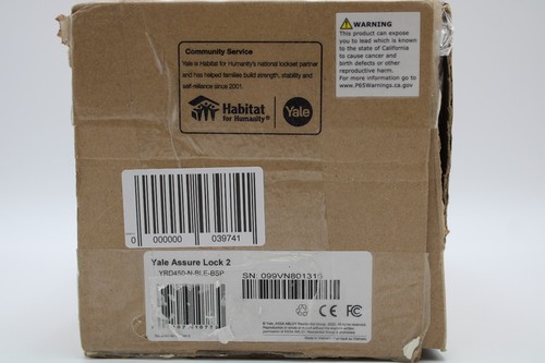 Yale Assure Lock 2 Plus, Serratura per porta d'ingresso senza chiave nera - Foto 2 di 5