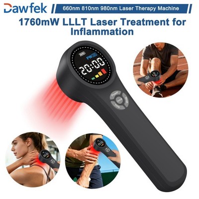 Red Light Therapy Device 2nd Generation 1760mW Cold Laser Treatment Human Pain