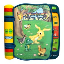 Vintage 2009 VTech Write  Learn Letter Book Talking Alphabet Book Toy READ 