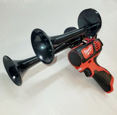 Milwaukee M12 12V Portable Compact Drill Sports Stadium Vuvuzela Boat Train Horn