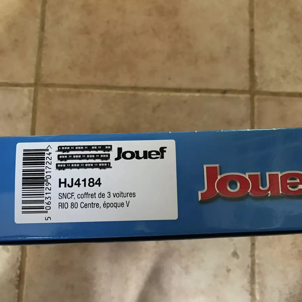 JOUEF HJ4184 SET DE 3 VOITURES VOYAGEURS SNCF RIO 80 CENTRE NEUF EN BOÎTE - Photo 2/3