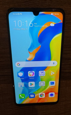 P30 LITE MAR-LX3A 128GB Black GSM Unlocked smartphone Very Good (Front CAM FAIL)