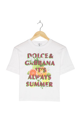 Dolce & Gabbana T-Shirt Gr. EU 146/152 Weiß Mädchen Neu