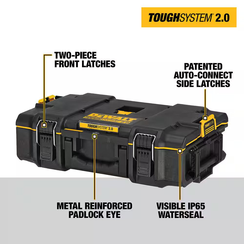 TOUGHSYSTEM 2.0 Small Tool Box, TOUGHSYSTEM 2.0 22 In. Large Tool Box and TOUGHS