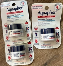 Aquaphor Healing Ointment Skin Protectant 0.25 oz-3 packs-Expired