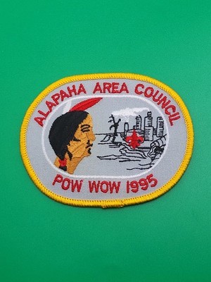 Alapaha Area Council Pow Wow 1995 Patch BSA Scouts America NEW