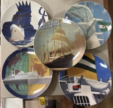 SAVOR THE JOUNEY HOLLAND AMERICA Set Of 5 DESSERT PLATES 6"
