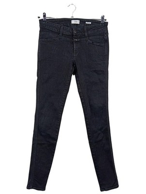 CLOSED Röhrenjeans Damen Jeans Gr. DE 38 schwarz Casual-Look