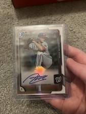 2015 Bowman Chrome - Prospects Autographs Austin Voth Refractor /499 (AU, RC)