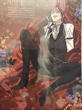 #103 Vintage Black Butler Pencil Board Shitajiki Anime Japan 7x10 "New"