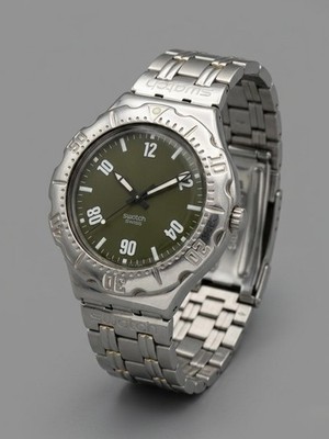 Swatch Irony Scuba Green Dial Swiss Diver
