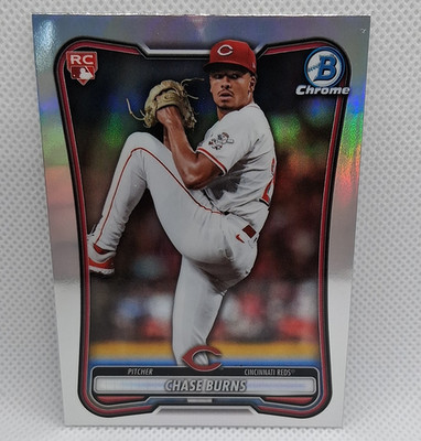 Topps 2024 Bowman Draft Chrome Refractor Chase Burns #BDC-55 Rookie Red MLB