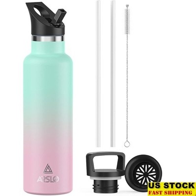 Insulated Stainless Steel Water Bottle 25oz Vacuum Double Wall Dishwasher Safe