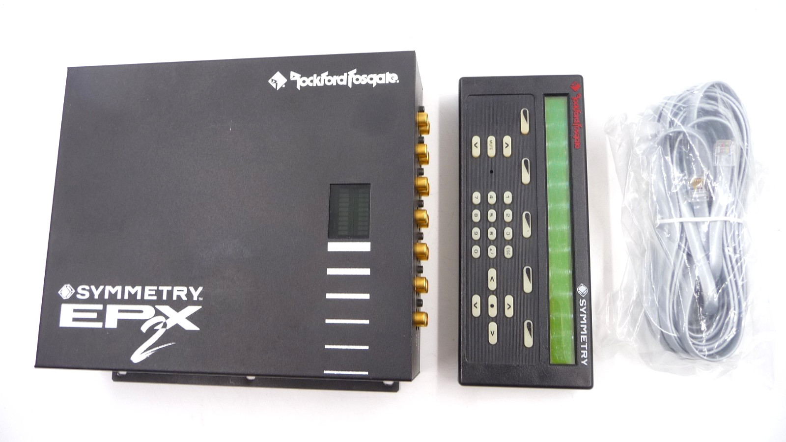 Rockford Fosgate SYMMETRY EPX2 28-bands with RDAT old school eq equalizer xover