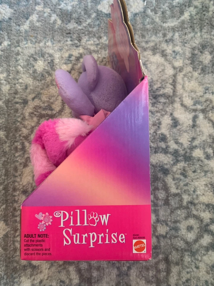 RARO Barbie Perfectamente Peluche Almohada Sorpresa Bella Bear 89490 NUEVO EN CAJA Foto 2 de 4