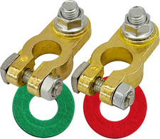 Brass Battery Terminal Connectors Top Post Car Battery Cable Ends