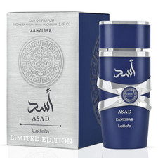 Asad Zanzibar Limited Edition Eau de Parfum Spray by lattafa 3.4oz  NEW BOX
