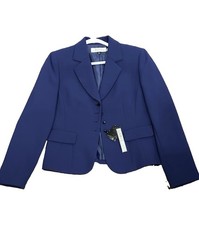 Tahari Women's Blazer Size 10 Set Of 2 Blue And Black 560 Value