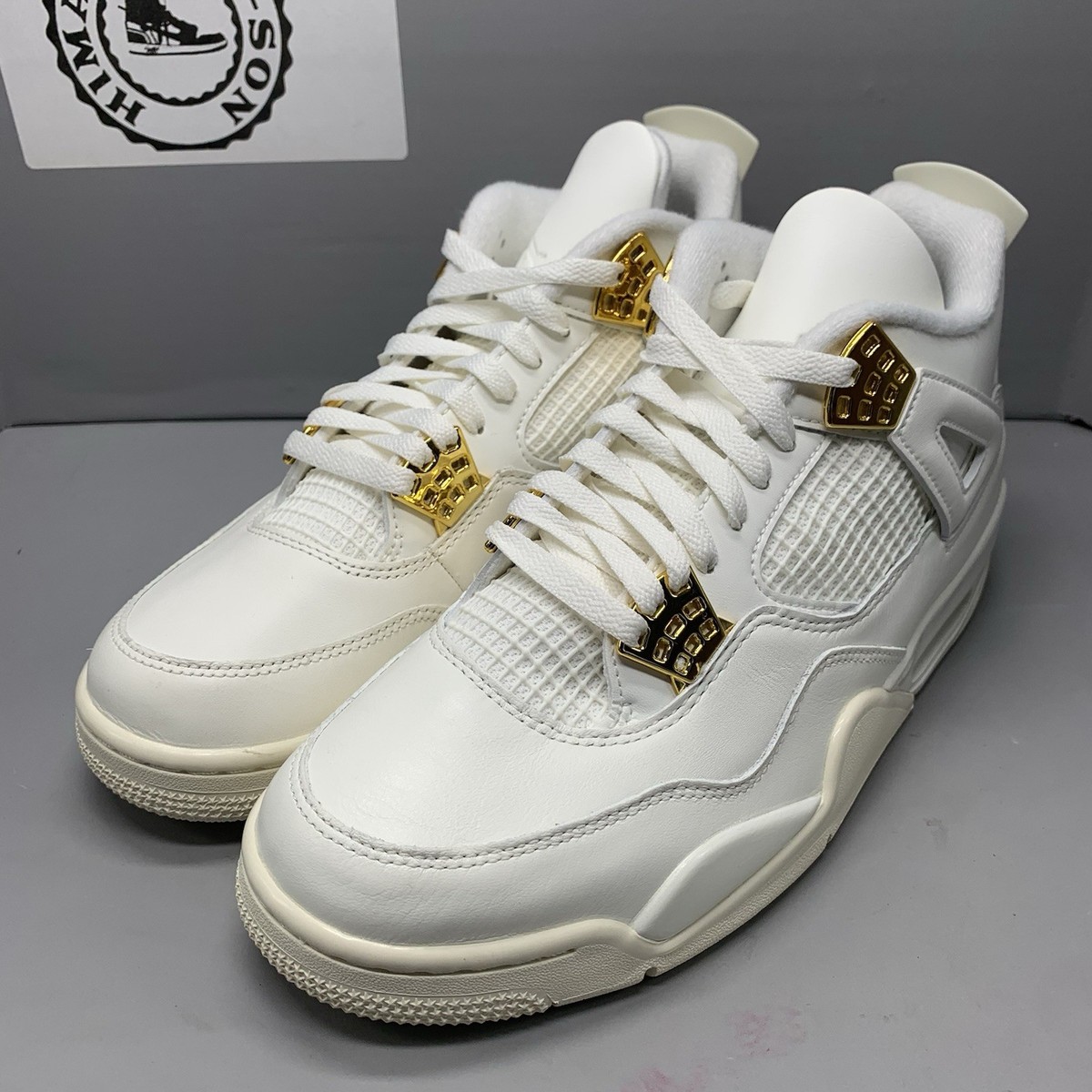 Air Jordan 4 Retro Metallic Gold Size 11.5 Womens Men Sz 10 AQ9129