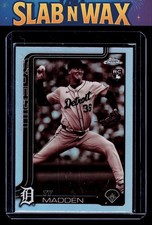 2025 Topps Chrome Ty Madden Rookie #285 Detroit Tigers Sepia Refractors RC