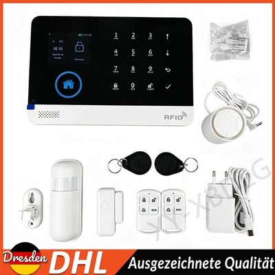 Tuya GSM WLAN Alarmanlage   Smart Home Sicherheitssystem, 433MHz Drahtlo DHL