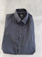 Olymp LEVEL SIX Herrenhemden SCHWARZ GRÖSSE 40 100% Baumwolle