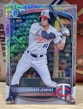 2025 Bowman Chrome Walker Jenkins BCP-1 Mojo Refractor Minnesota Twins