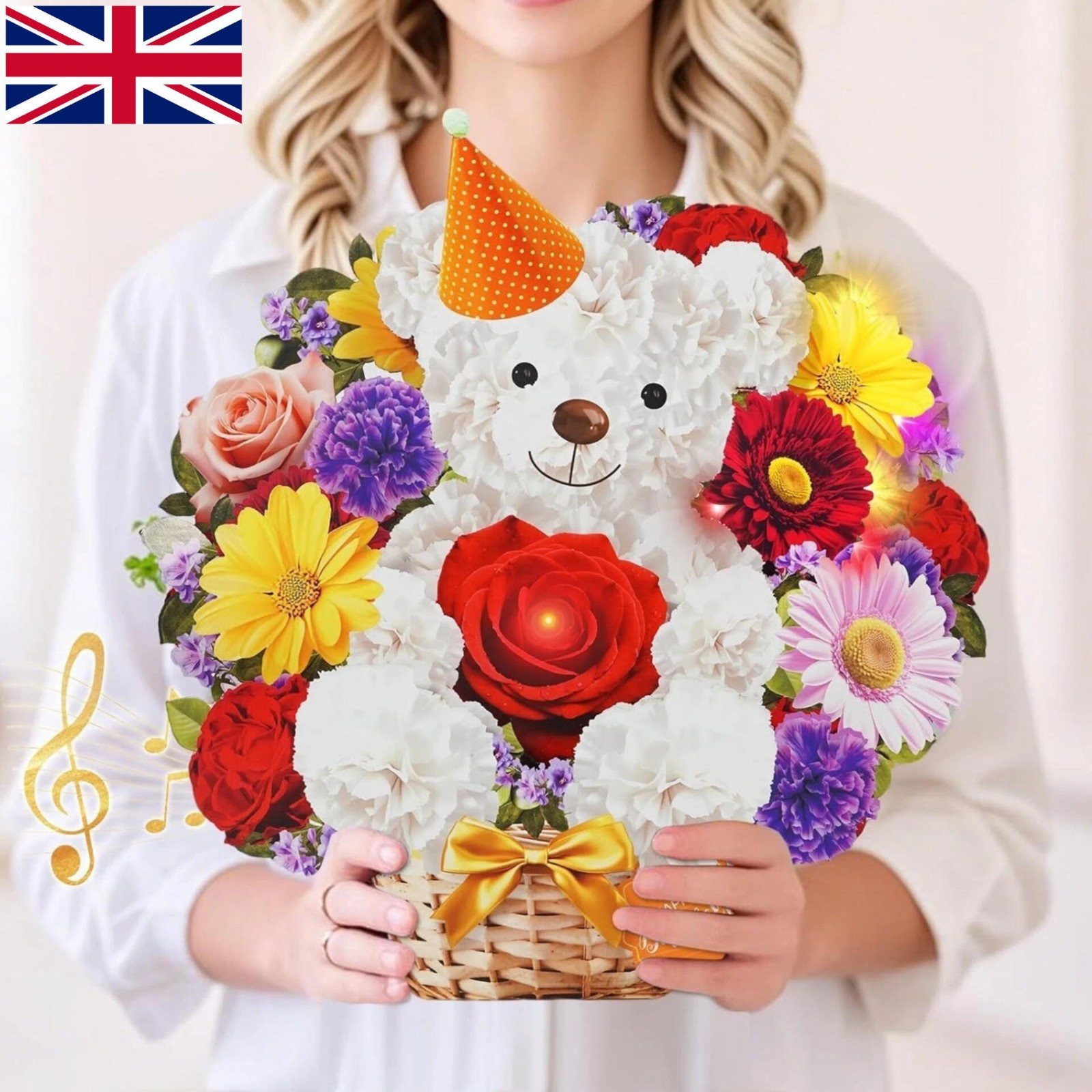 2 WUJUN Birthday Cards with MUSIC & LIGHTS