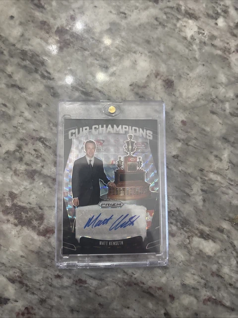 Cup Champions Matt Kenseth Black Finite 1/1 Auto