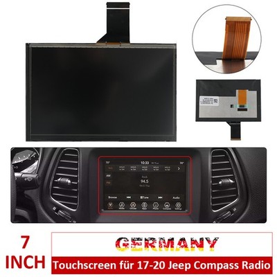 Für JEEP COMPASS 2017-2020 7'' Uconnect LCD Display Touchscreen Radio Navigation