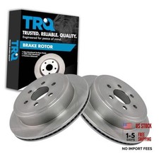 Rear Brake Rotor Set Vented Compatible with 2003 Dodge Durango