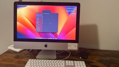 Apple iMac 21.5  (2017)   Intel Core i5   8GB RAM   Iris Plus 640  macOS Ventura